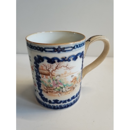 416 - Collection of Oriental China items (1 cup repaired)