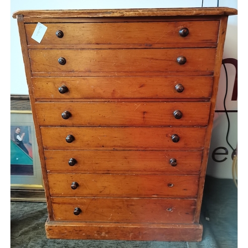 434 - Victorian Specimen cabinet 64cm x 45cm