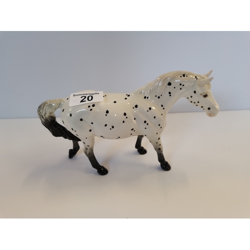 20 - Beswick English Appalousa spotted walking pony