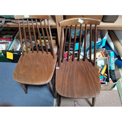 268a - 2 x Ercol style chairs