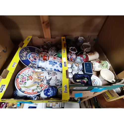 264 - 2 x boxes china incl. Masons