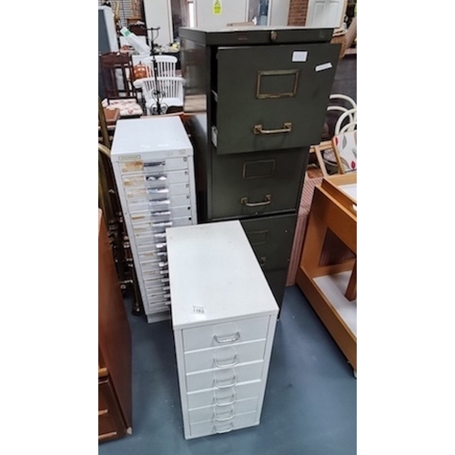 1165 - 3 filing cabinets