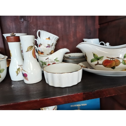 750 - Over 50 pieces of Royal Worcester Evesham Ware