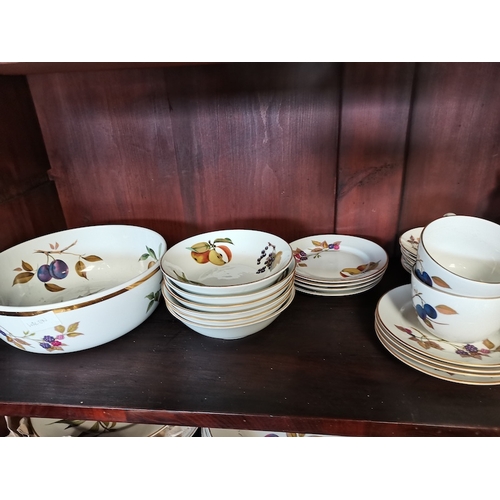 750 - Over 50 pieces of Royal Worcester Evesham Ware