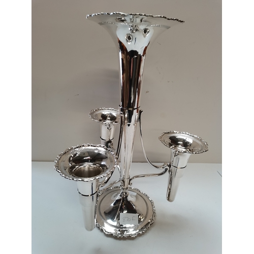 870f - 38cm Quality plated Epergne