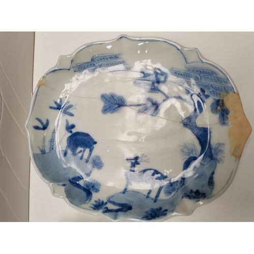 870s - Chinese blue and white plates