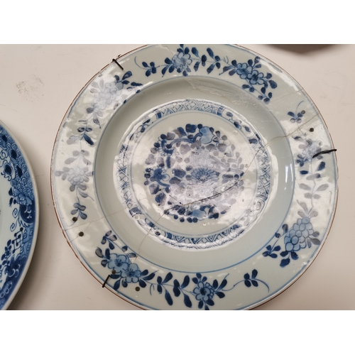 870s - Chinese blue and white plates