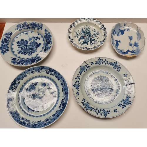 870s - Chinese blue and white plates