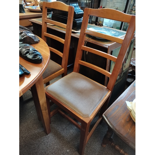 875 - Set of 4 chairs and table by Knightman (Mouseman interest)