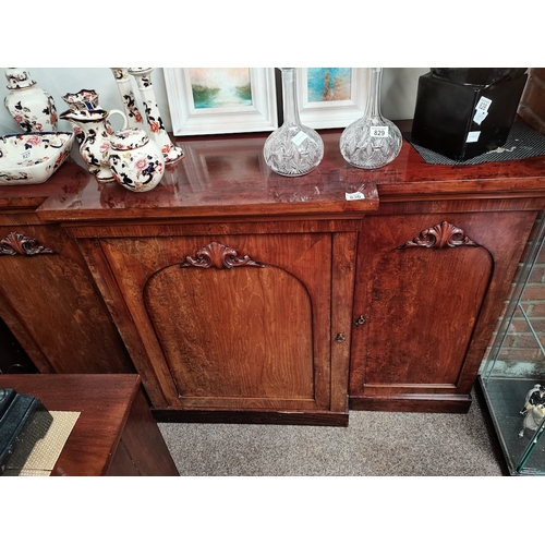 830 - Antique Mahogany breakfront sideboard