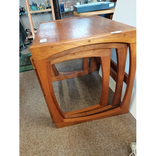 867 - Yorkshire oak nest of tables (Mouseman interest)