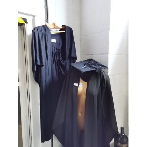 150 - 2 x Teachers gowns and Mortar board