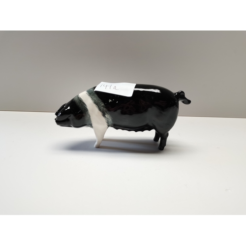 141a - Beswick Wessex Saddleback Sow