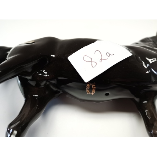 82a - Beswick Arab horse Xayal in black gloss (rare)