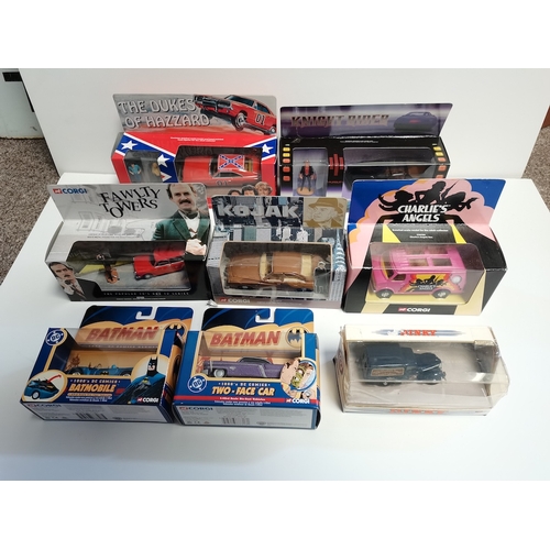 189 - Collection of Corgi film cars etc