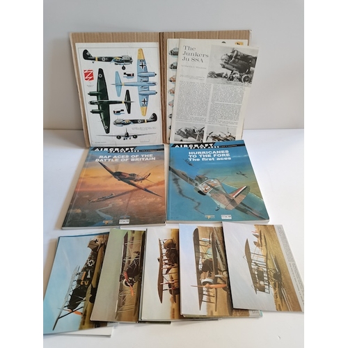 532 - Aircraft books and postcards