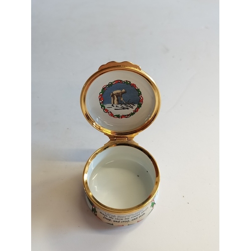 514 - 25 Halcyon Days Christmas trinket boxes