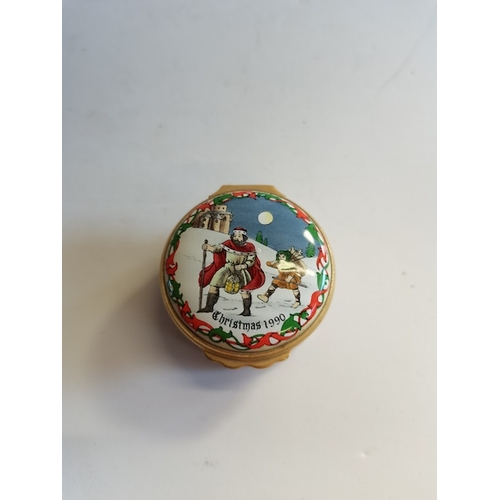 514 - 25 Halcyon Days Christmas trinket boxes