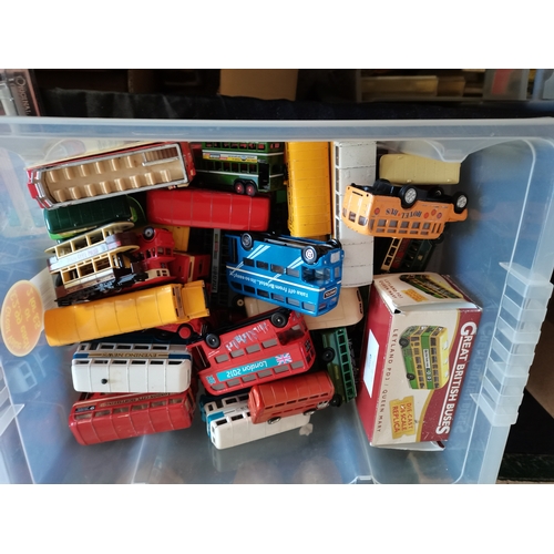 208 - Collection of toys (buses)