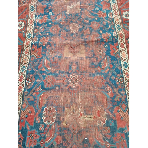 932 - Early Rug (worn) 3m x 1m