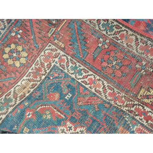 932 - Early Rug (worn) 3m x 1m