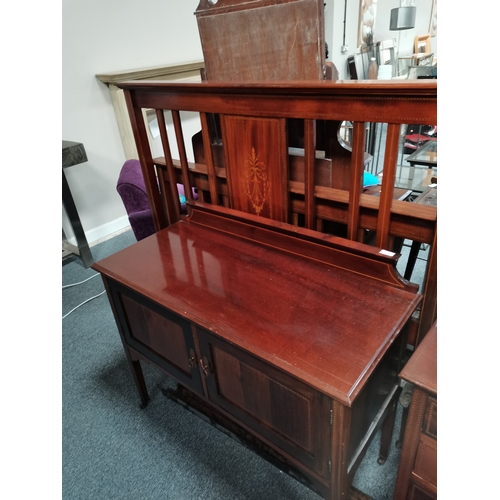 948 - 5 piece Edwardian inlaid bedroom suite