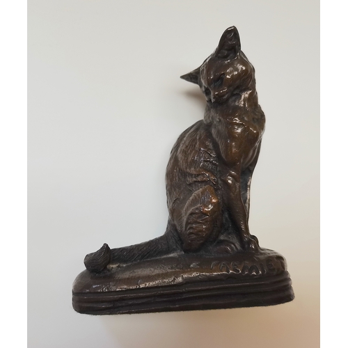 400 - Bronze FREMIET cat in excellent condition