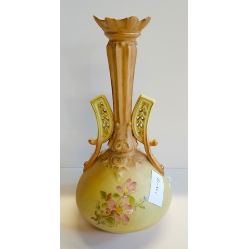 8 - Victorian vase with flower decoration