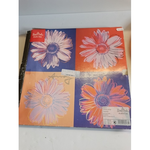 106 - Andy Warhol Rosenthal Daisies studioline plate with box 34cm ex con.