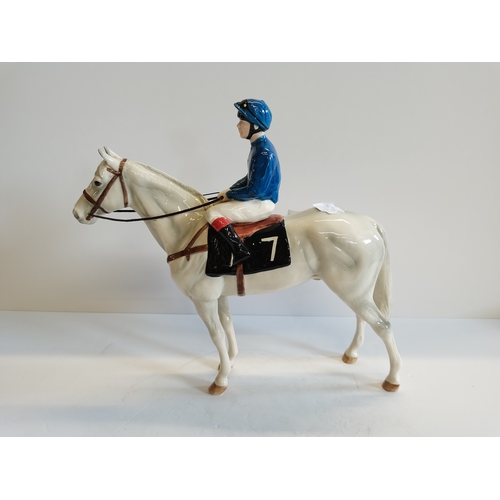 115 - Racehorse with Jockey Beswick