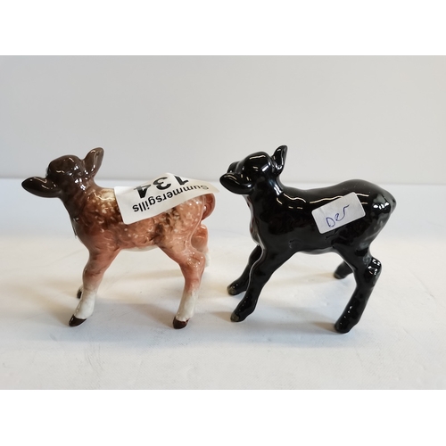 134 - Beswick Calfs x 2