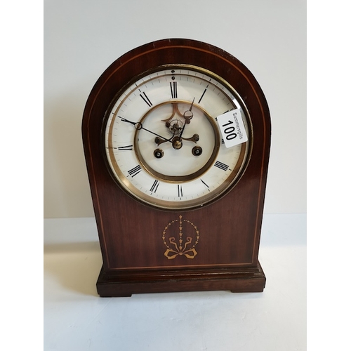 100 - Large Slate Clock & Mantle Clock