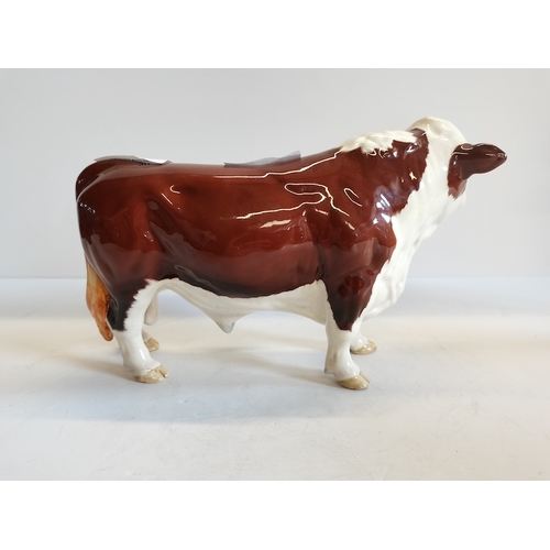 112 - Beswick Horse & Beswick style Bull (no markings)