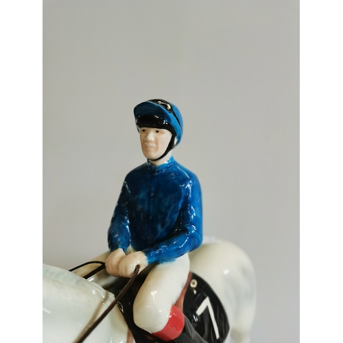 115 - Racehorse with Jockey Beswick