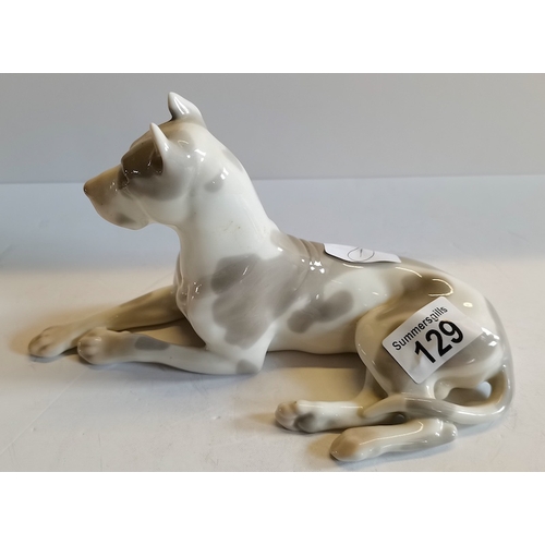 129 - Great Dane Dog Russian imperial Porcelain Factory St Petersburg