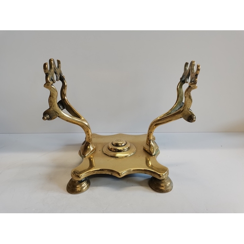 73 - Brass Teapot on Stand