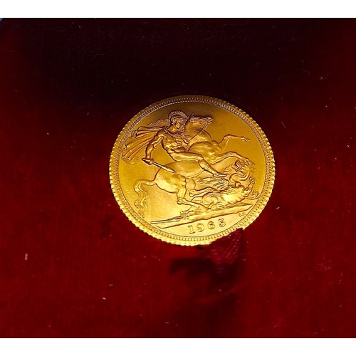 367 - 1965 Gold Soverieign Coin