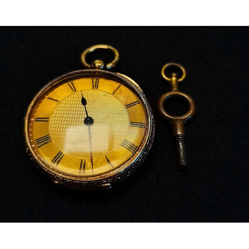 368 - 18ct Gold Ladies Pocket Watch