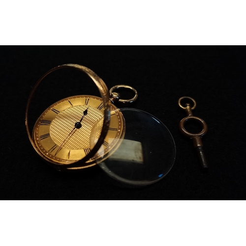 368 - 18ct Gold Ladies Pocket Watch