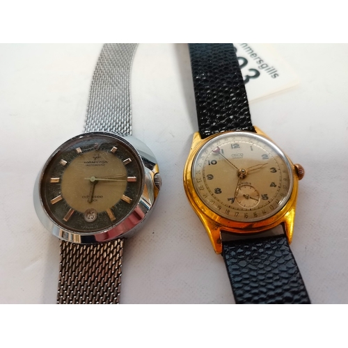 393 - Hamilton automatic odysee 2001 watch and osco parat watch