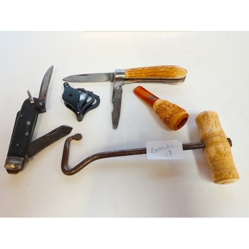 403 - Various vintage corkscrews etc.