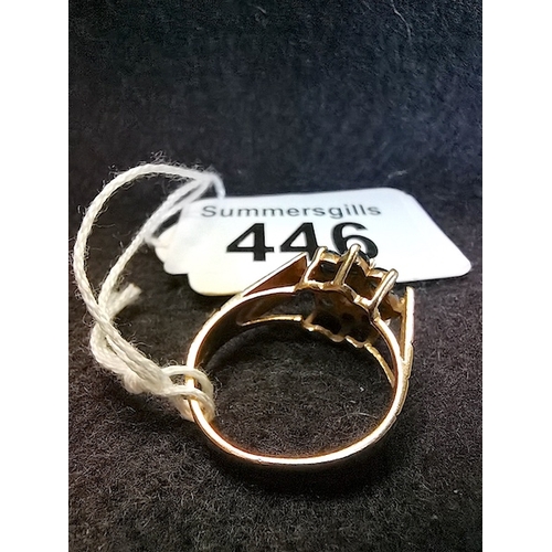 446 - 9ct Gold ring 4g