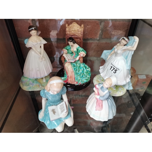 175 - 4 x Royal Doulton figures