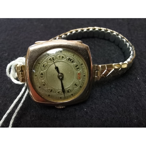 446b - Ladies gold watch