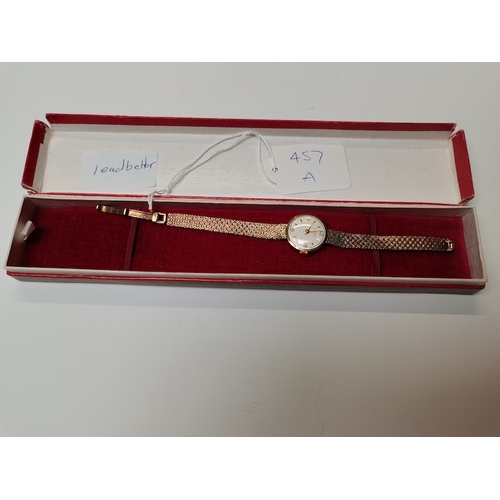 457a - Gold TIMOR ladies wrist watch 10g