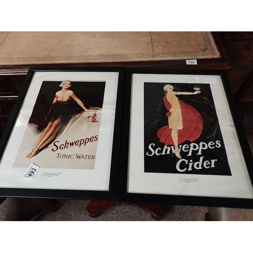 493 - 2 Schweppes prints