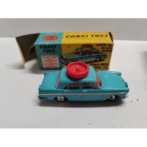 16 - Corgi Austin A60 boxed car plus Major M9 Matchbox Double Freighter