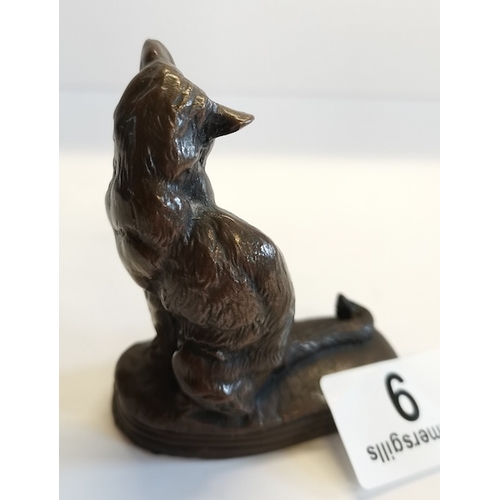 9 - Bronze E Fremiet cat 9cm in excellent condition ( Bronze was made by noted French sculpture Emmanuel... 