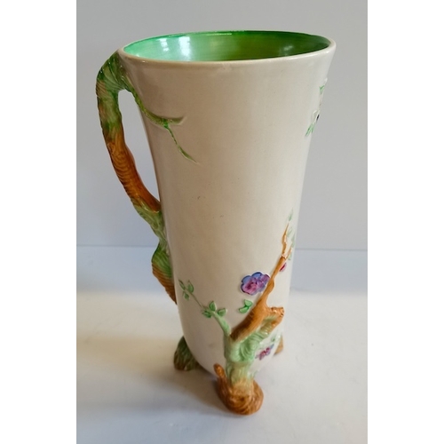 55 - Clarice Cliff Newport pottery hand painted vase