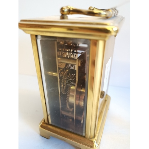 210 - Carriage Clock plus Oval Wind up Clock